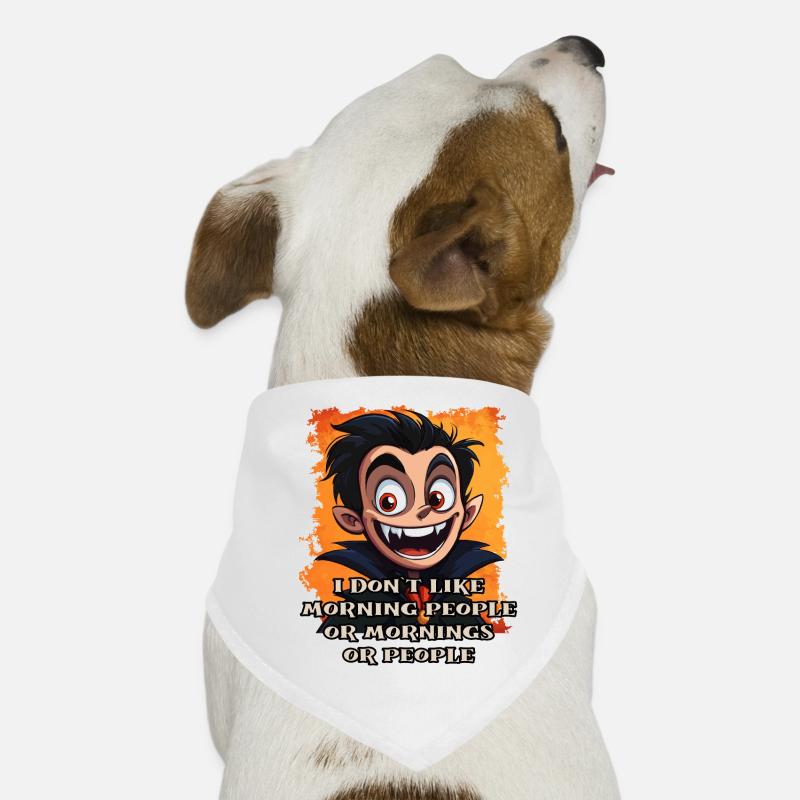 Toller Vampir mit Spruch Hunde-Bandana