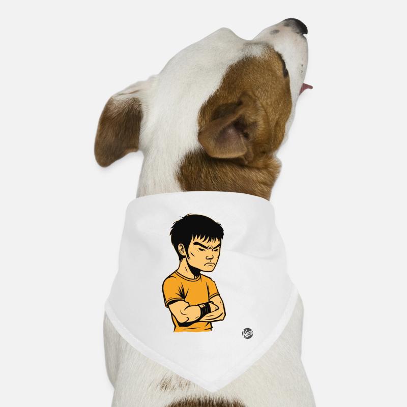 Bruce « l’offensé » Kung FU Master Lee Bandana pour chien