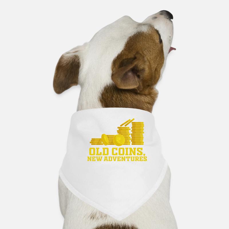 Old Coins New Adventures Numismatics Dog Bandana