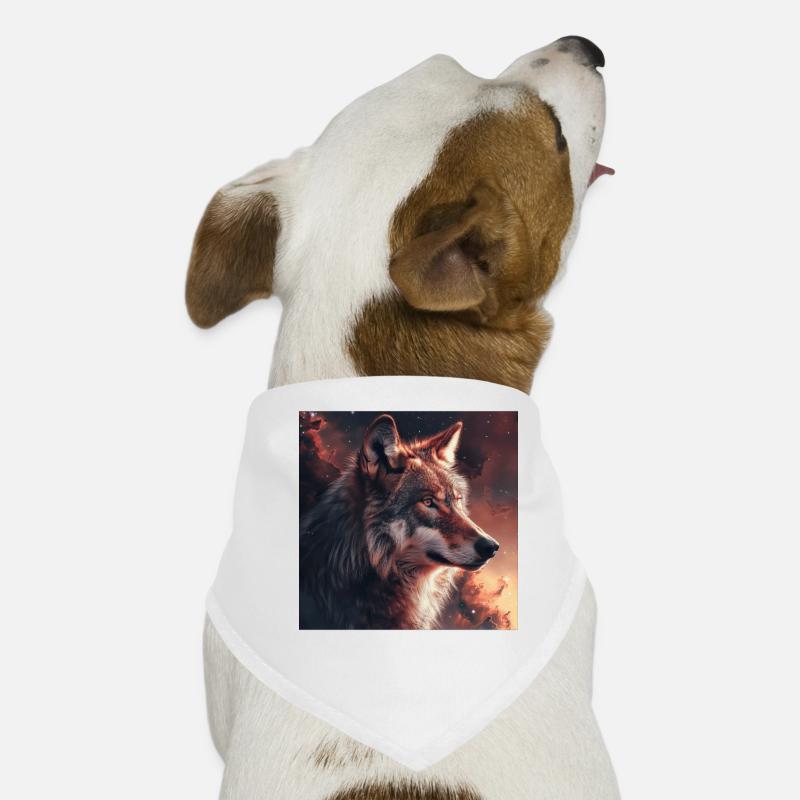Wolf Hunde-Bandana