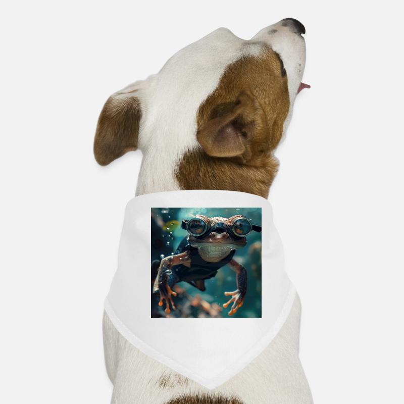 Frosch Hunde-Bandana