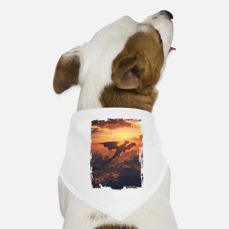 Drachen Hunde-Bandana