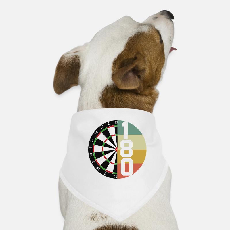 Cadeau de fléchettes Jeu de fléchettes Bullseye Bandana pour chien