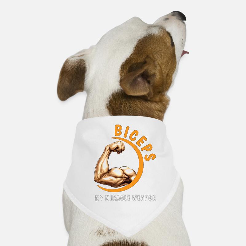 BICEPS MY MIRACLE WEAPON Dog Bandana