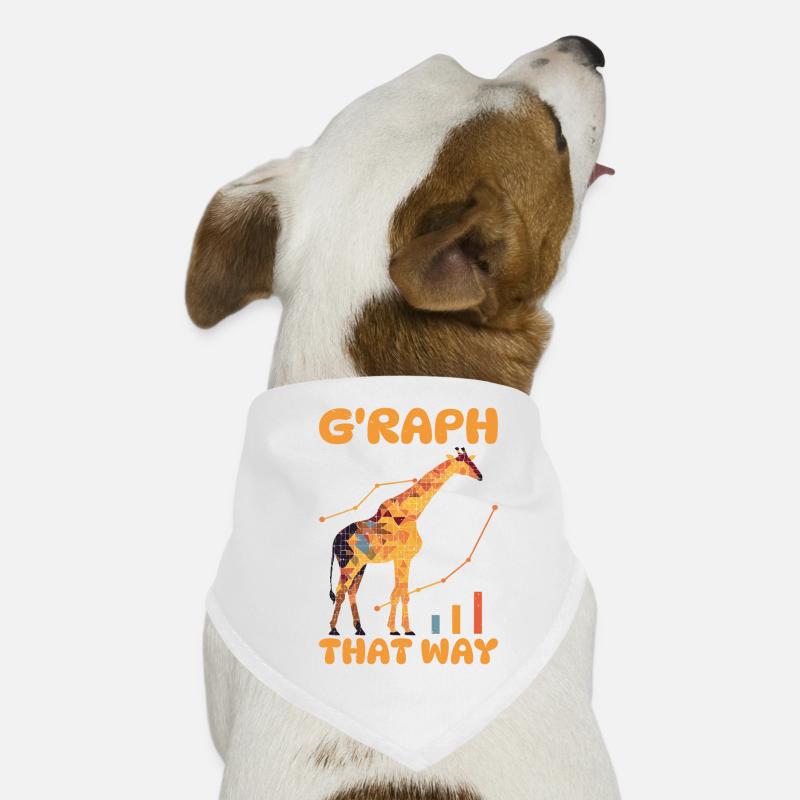 G'Raph This Way That Way 2 - Hunde-Bandana - Weiß
