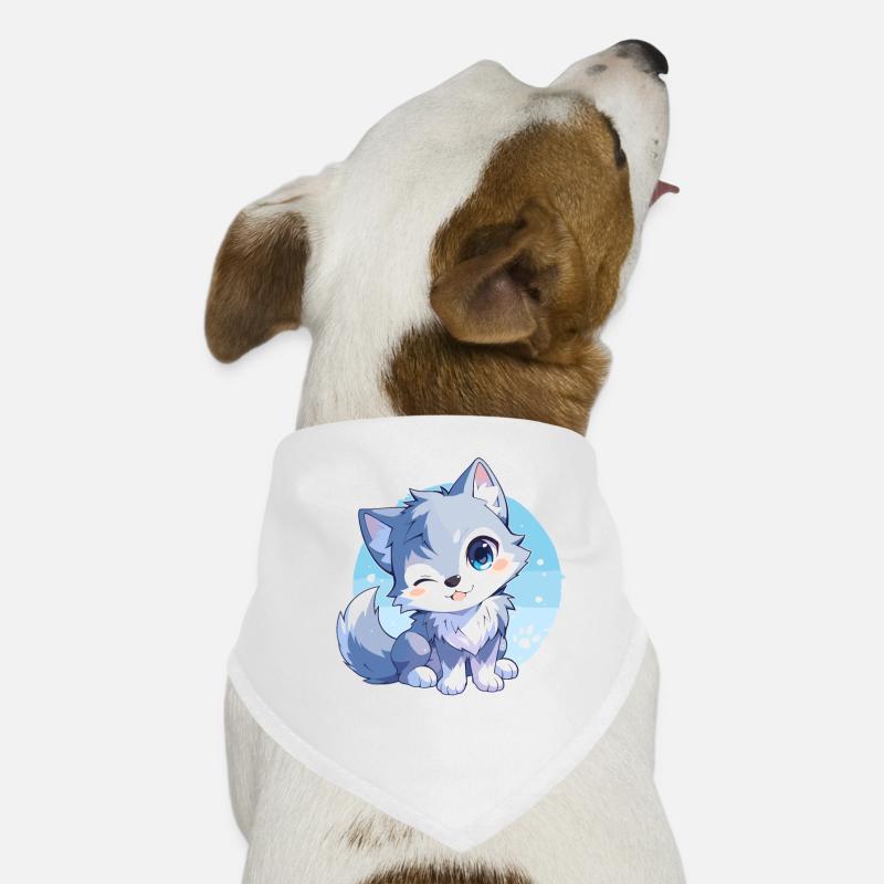 Wölfe Wolf Hunde-Bandana