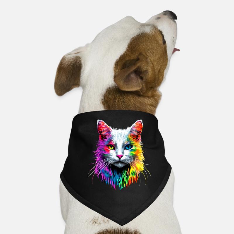 Chat Angora Blanc Chat Angora Chats Angora Mignons Bandana pour chien