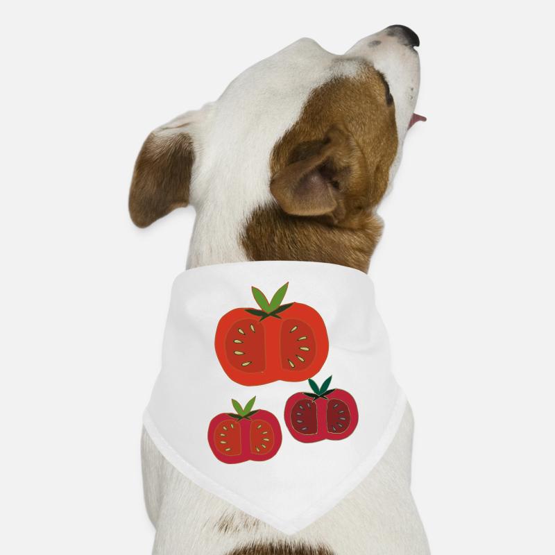 Tomatoes 3-fold Dog Bandana