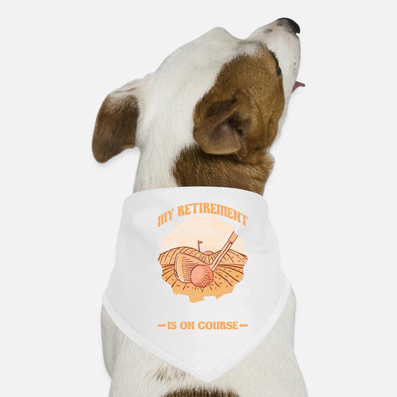 My Retirement Plan Is On Course 7 Hunde-Bandana