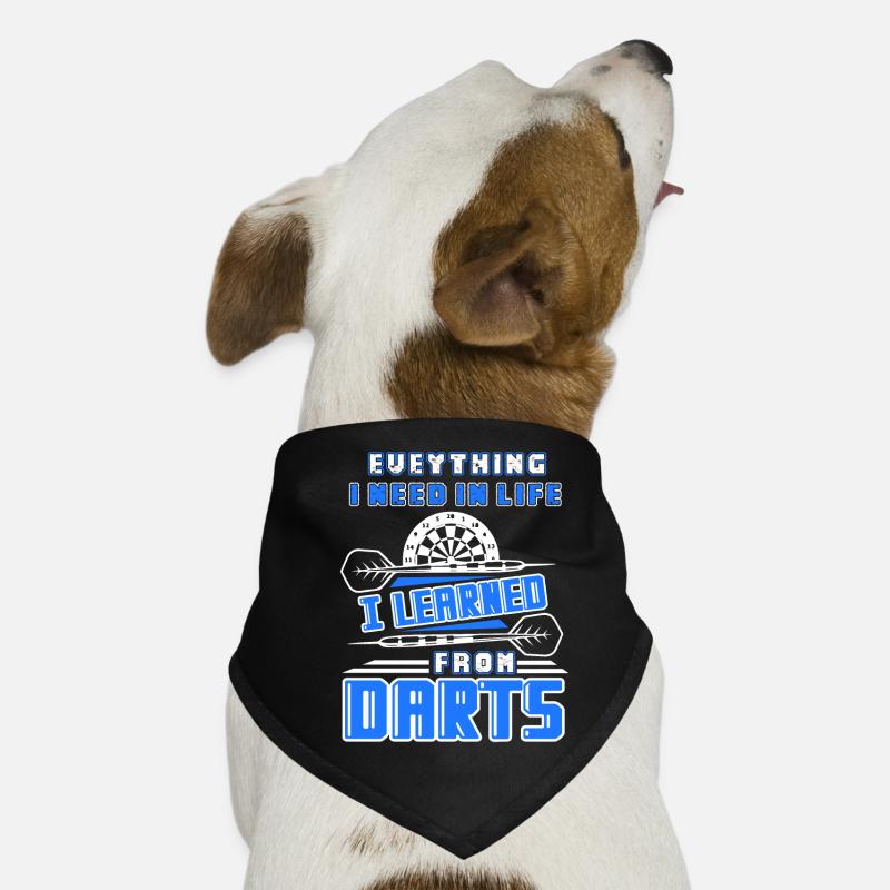 Darts I Learned From Darts Dog Bandana