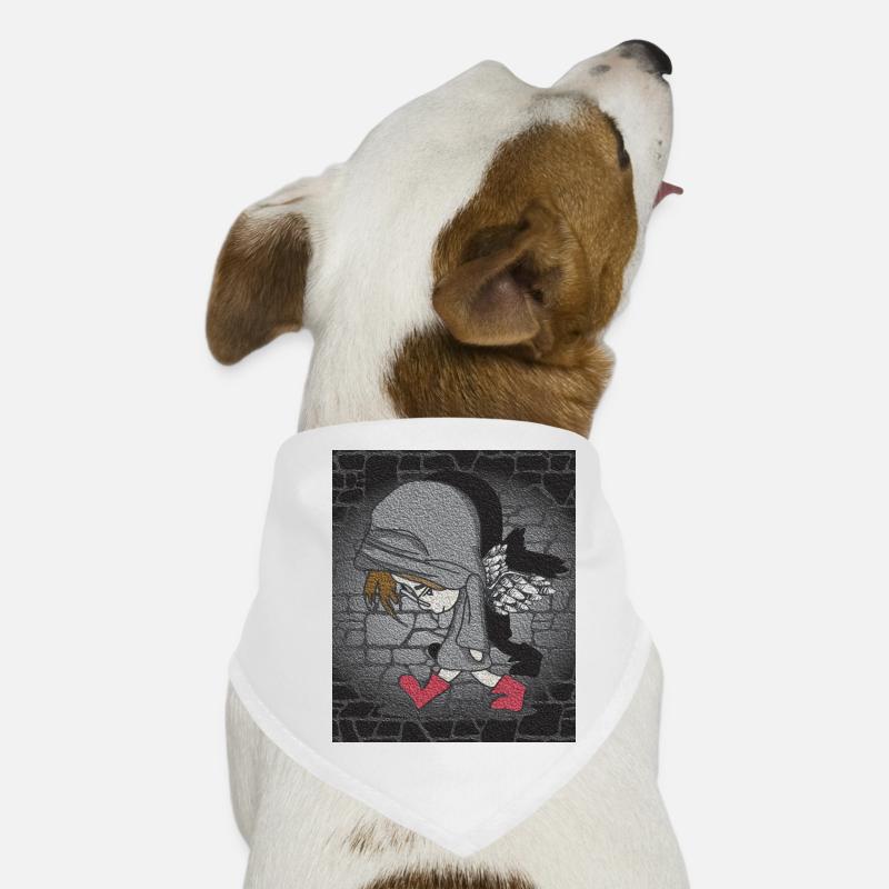 dark boy Hunde-Bandana