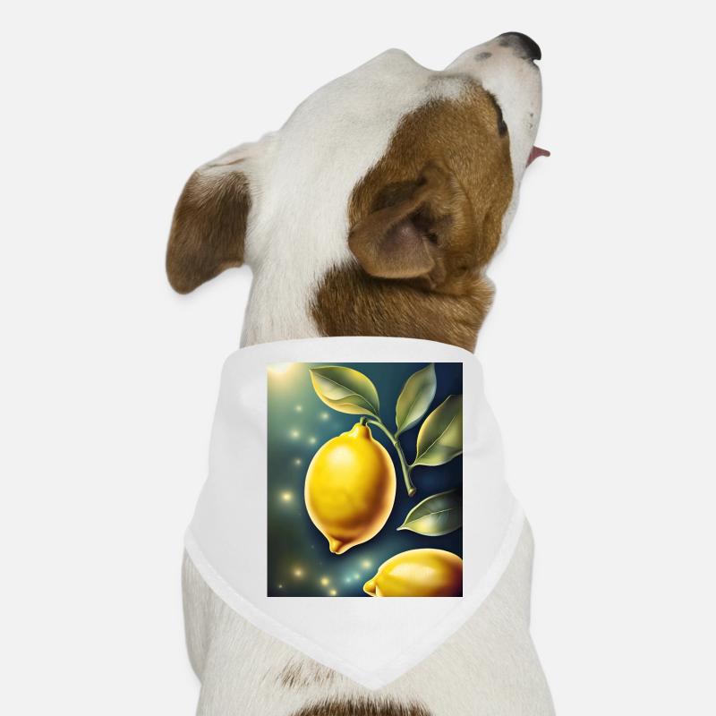 Gesunde Zitrone Zitrone Hunde-Bandana