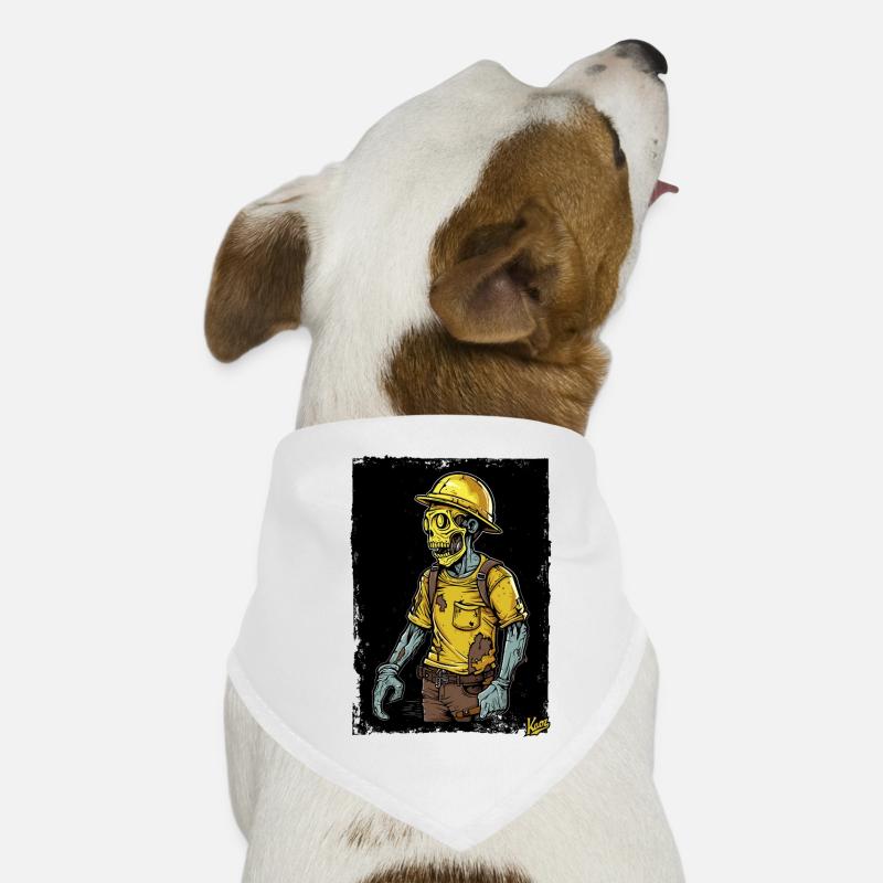 Construction Worker Zombie Dog Bandana