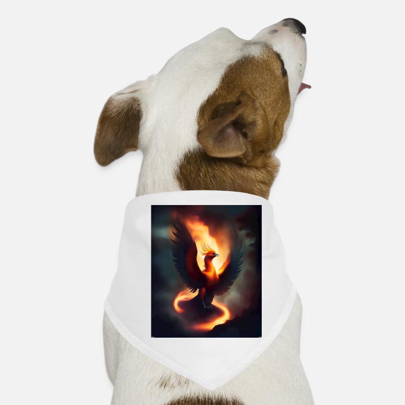 Episches Feuer Phönix Hunde-Bandana
