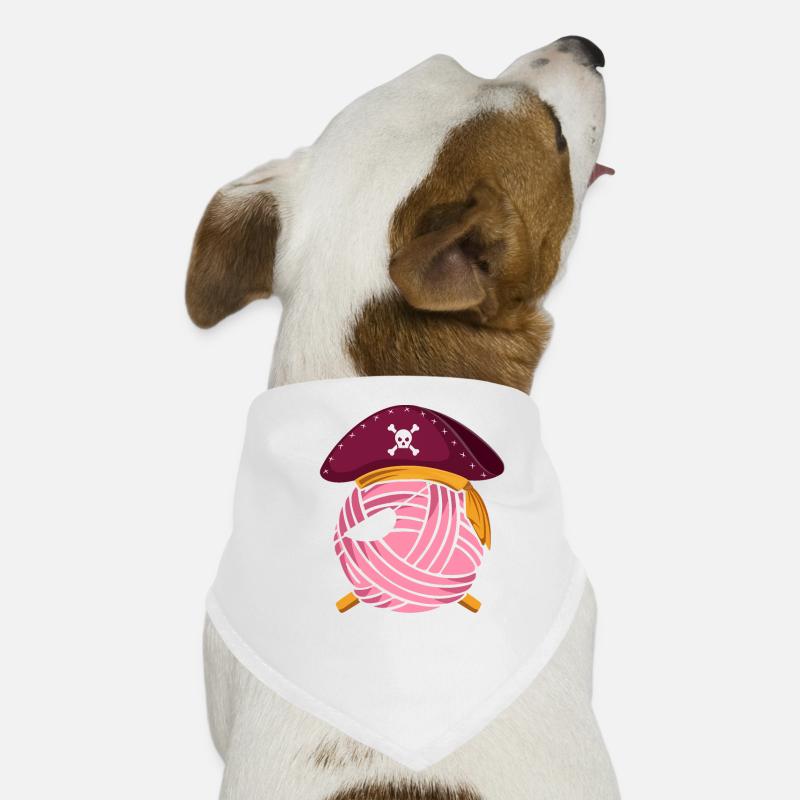 Crochet Knitting Yarn Lover Yarrrn Dog Bandana