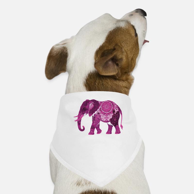 Mandala Elephant Elephant Spiritual Mandala Dog Bandana