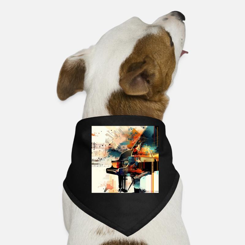 Klavier Hunde-Bandana