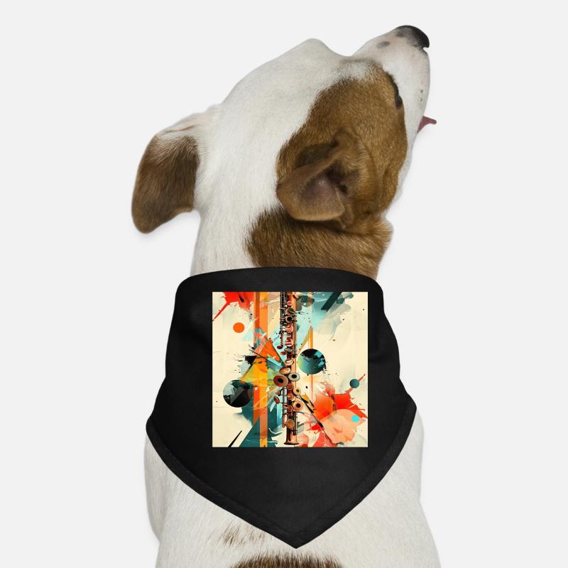 Transverse flute Dog Bandana