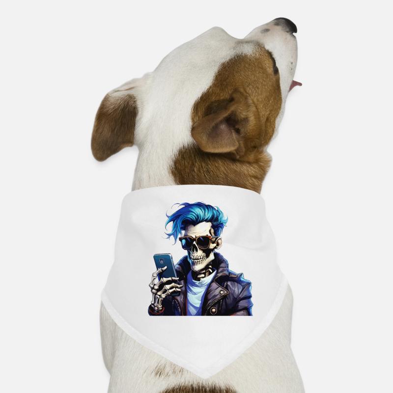SKELETON MAN Dog Bandana