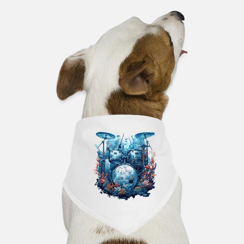 Fûts de poisson Bandana pour chien
