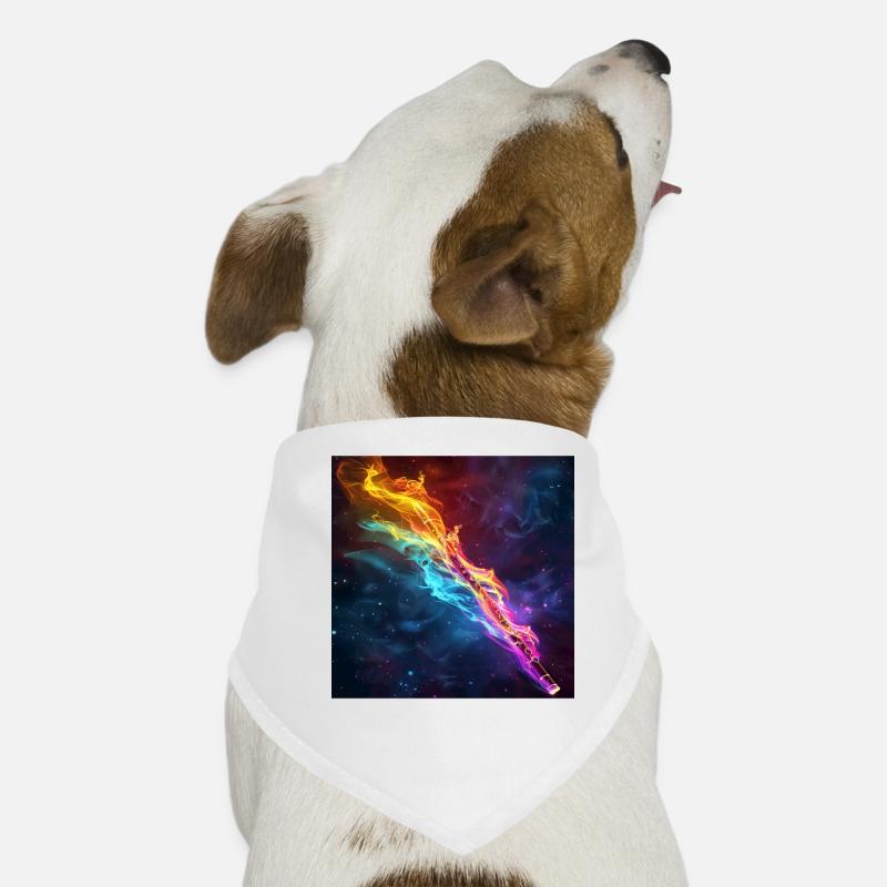 Querflöte Hunde-Bandana