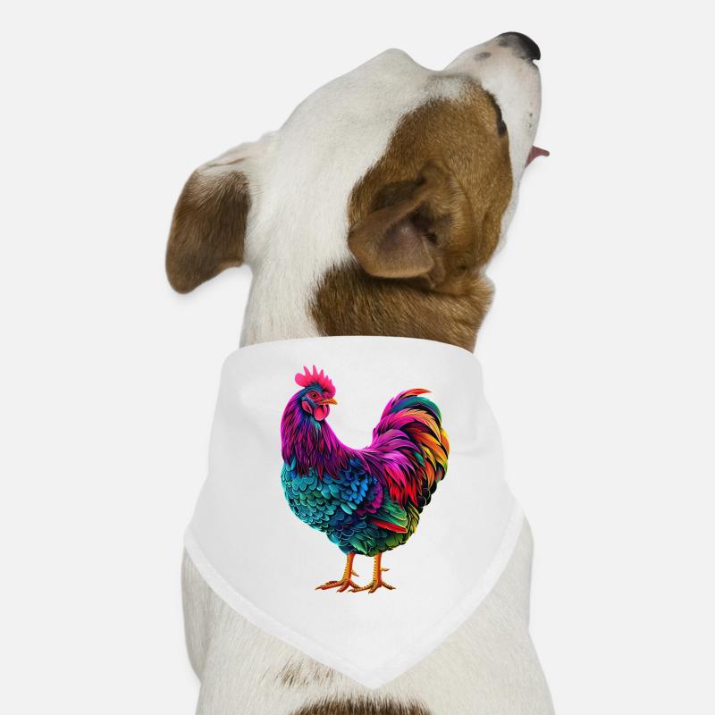 Huhn Hunde-Bandana