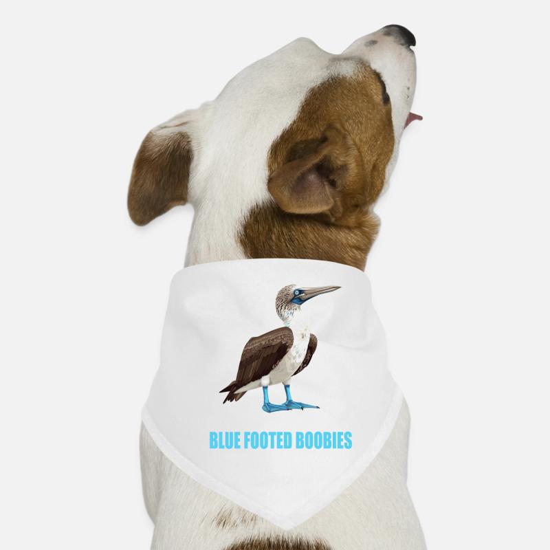 Fou à pieds bleus Bandana pour chien