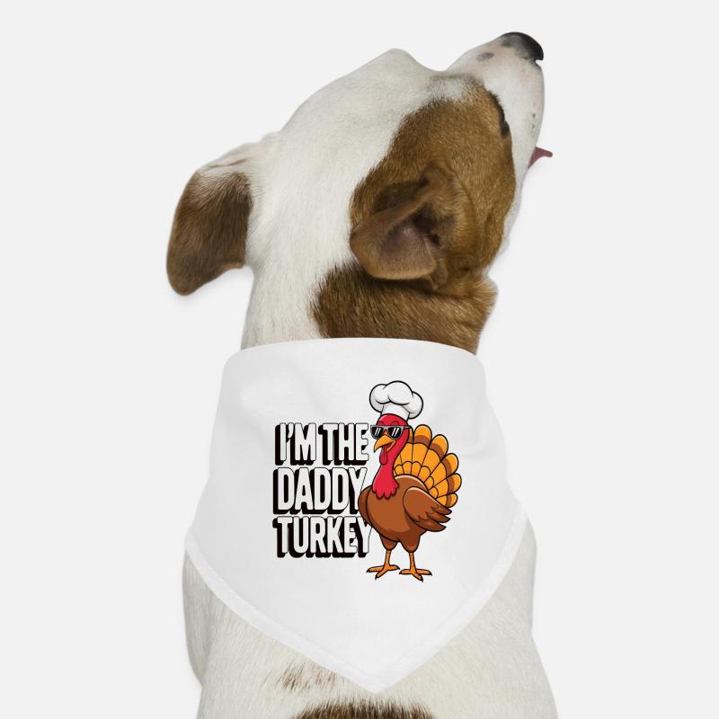 Daddy Turkey Thanksgiving Dog Bandana