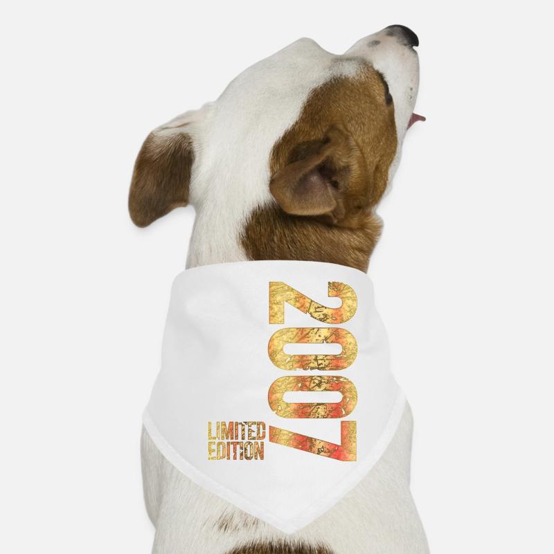 18ème anniversaire garçon cadeau édition limitée 2007 Bandana pour chien
