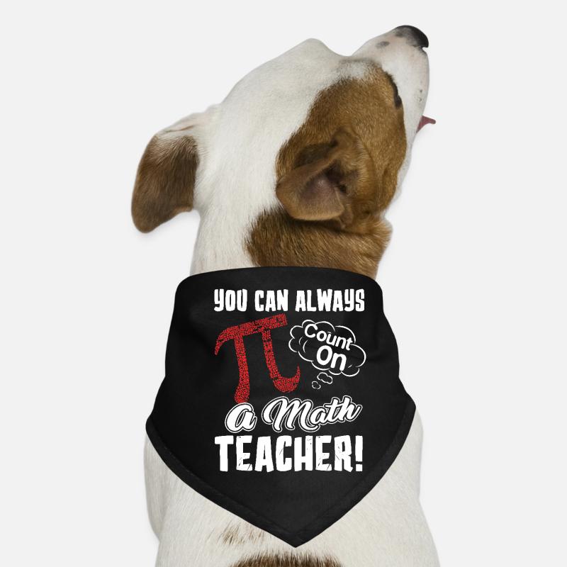 Pi Day You Can Always Pi Count On A Math Teacher Dog Bandana