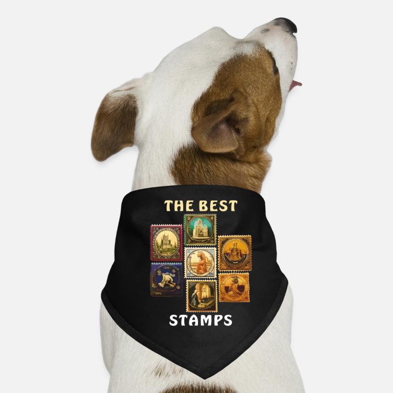 BRIEFMARKEN LES MEILLEURS TAMPONS Bandana pour chien