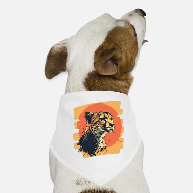 Guépard Bandana pour chien