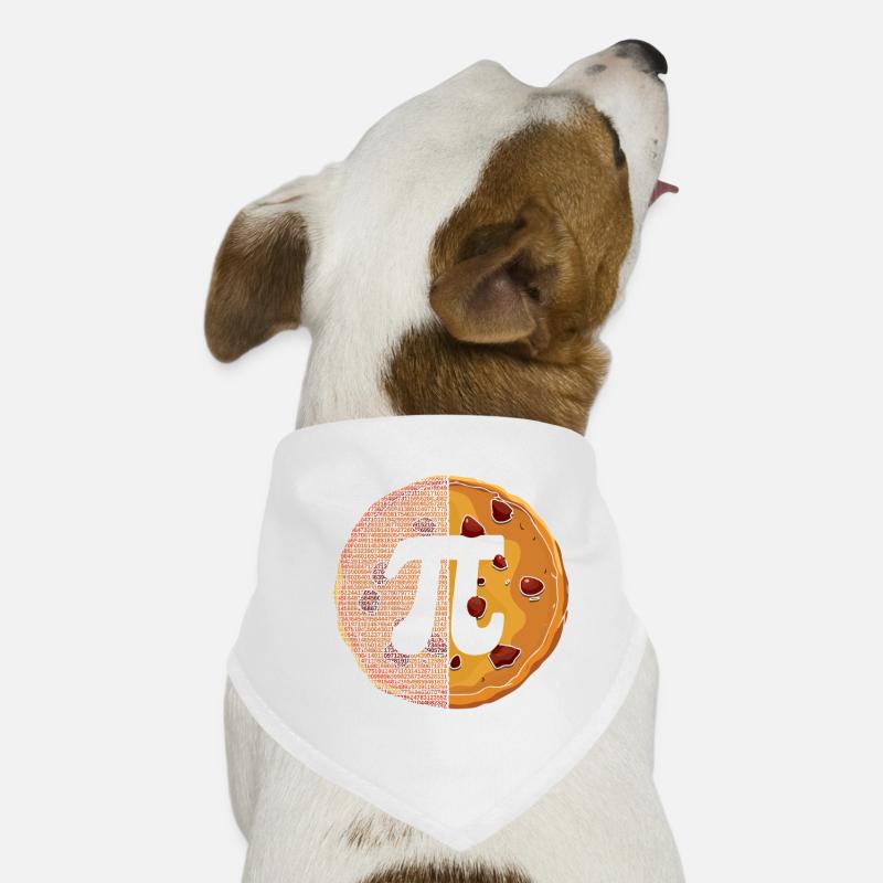 Pi Day Pizza Math Lover Bandana pour chien