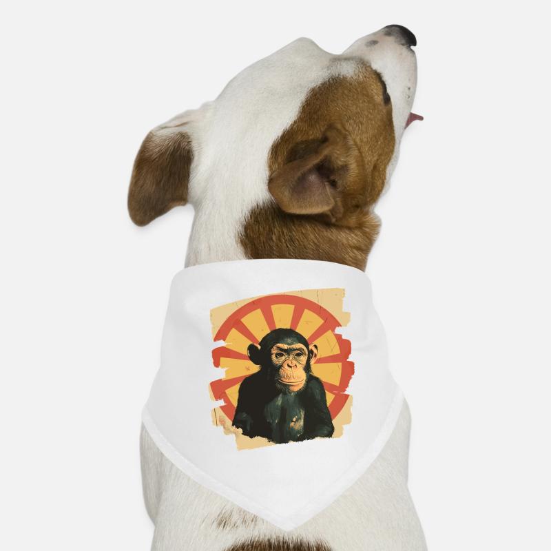 Affe Hunde-Bandana