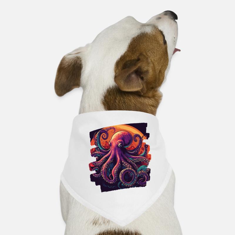 Octopus Octopus Dog Bandana