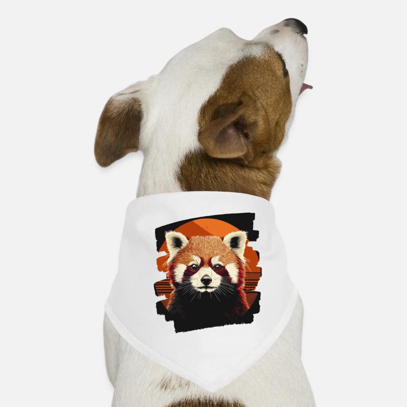 Red panda Dog Bandana