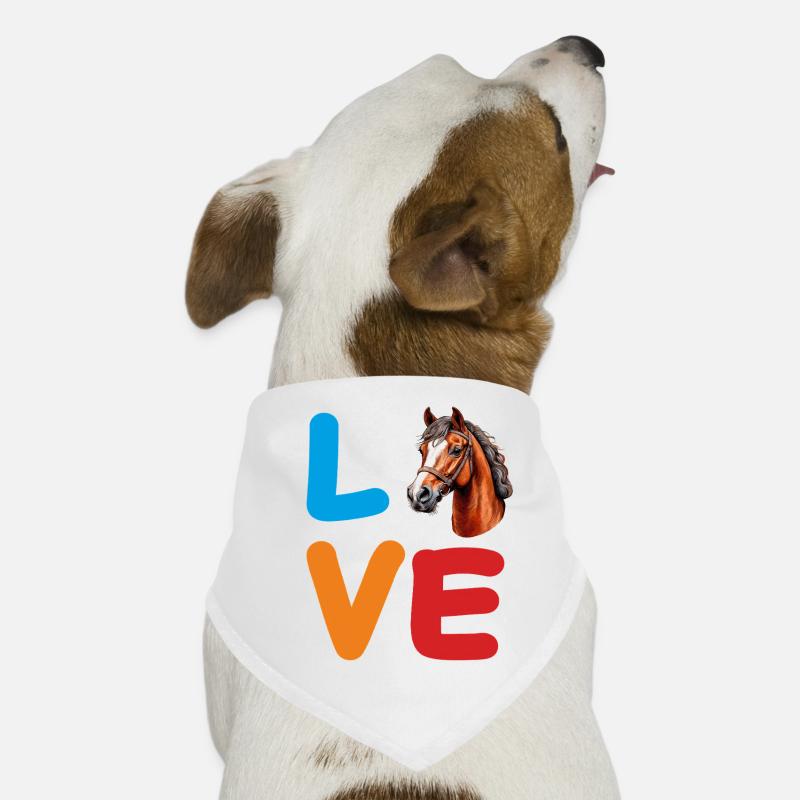 CHEVAL D’AMOUR Bandana pour chien