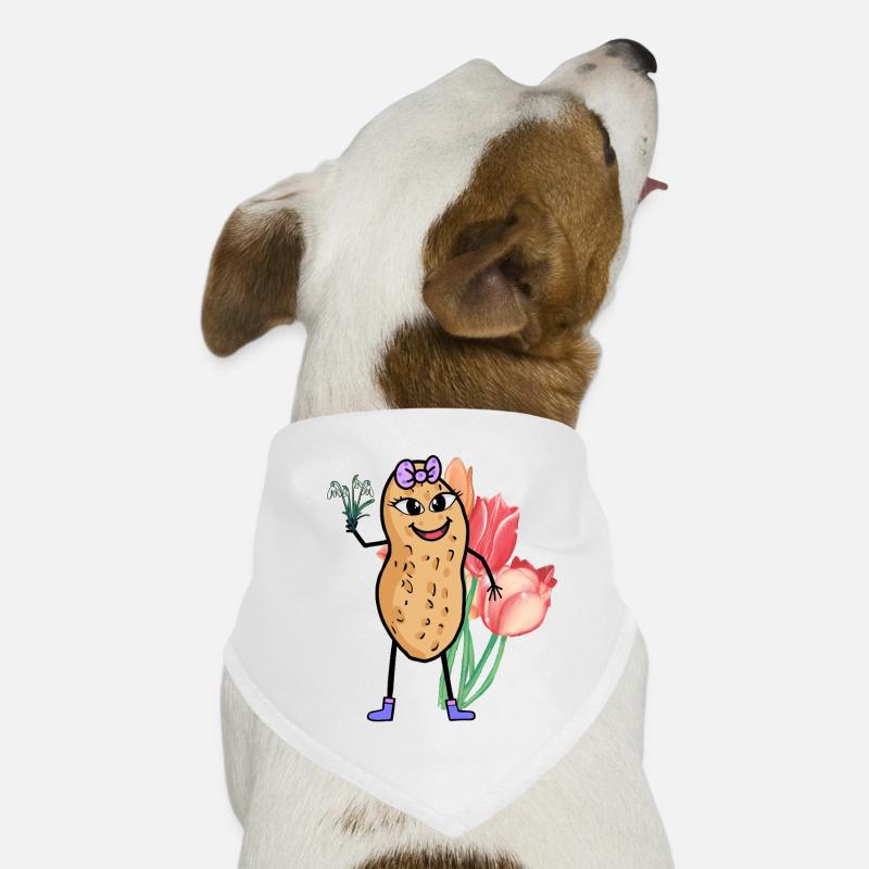 cacahuète printemps fleurs Pâques fleur salutation salutation salutation Bandana pour chien