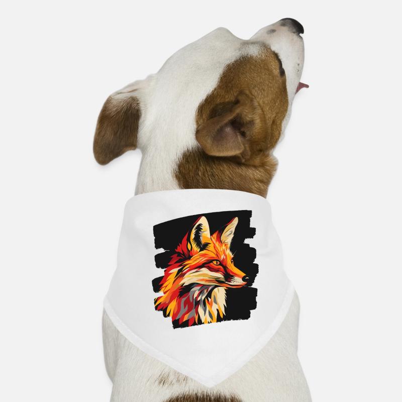 Fuchs Kunst Hunde-Bandana