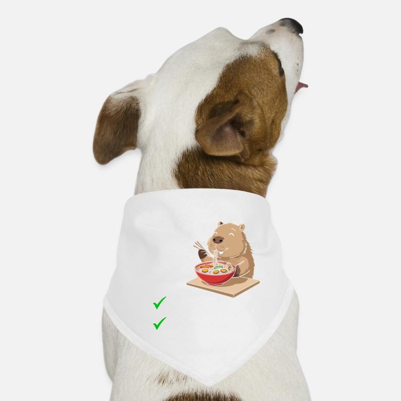 Capybara and Ramen – Perfect Combination Dog Bandana