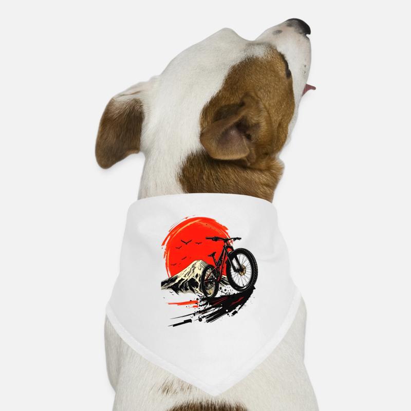 Mountain biking Dog Bandana