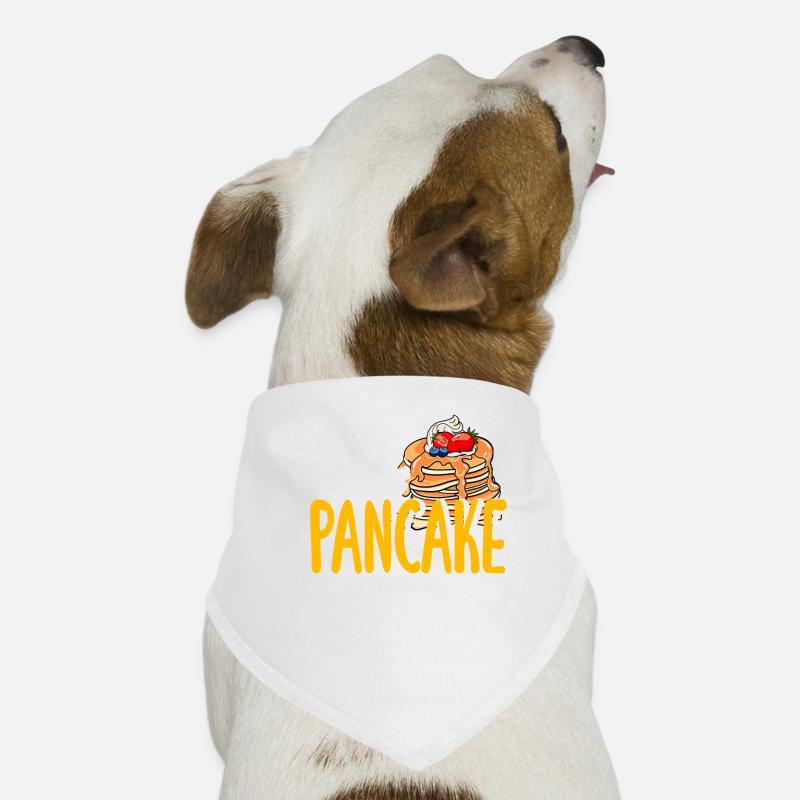 Pancakes I speak fluently Dog Bandana