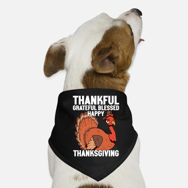 Trruthahn Thanksgiving Funny Design Dog Bandana