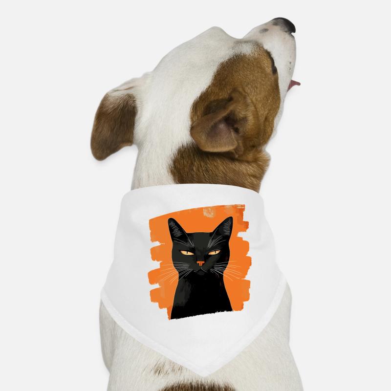 Chat noir Bandana pour chien