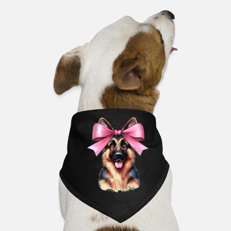Coquette Bow Deutscher Schäferhund Mama Rosa Band Hunde-Bandana