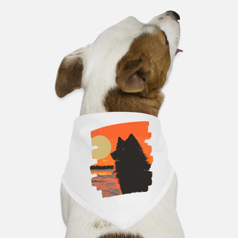 Finnischer Lapphund Hunde-Bandana