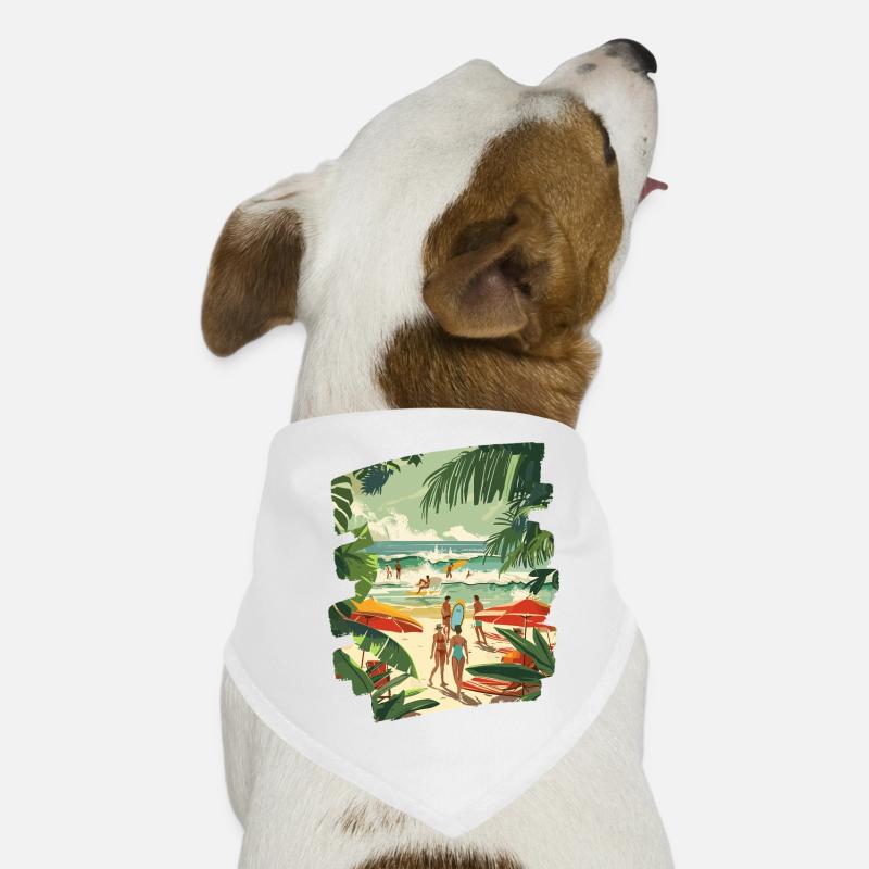 Surfeur Bandana pour chien
