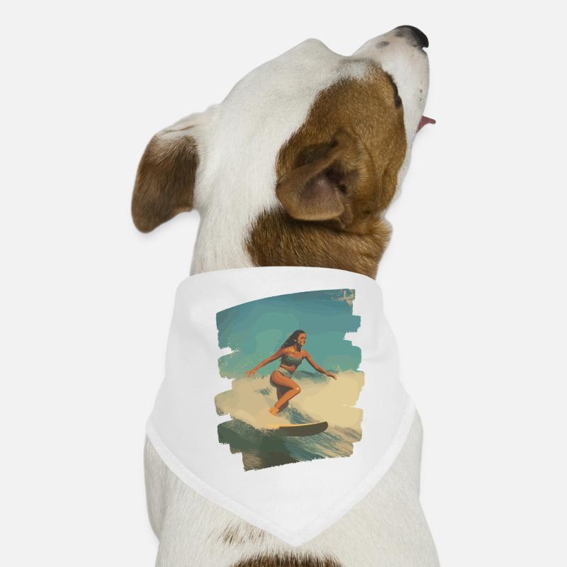 Surfer Hunde-Bandana