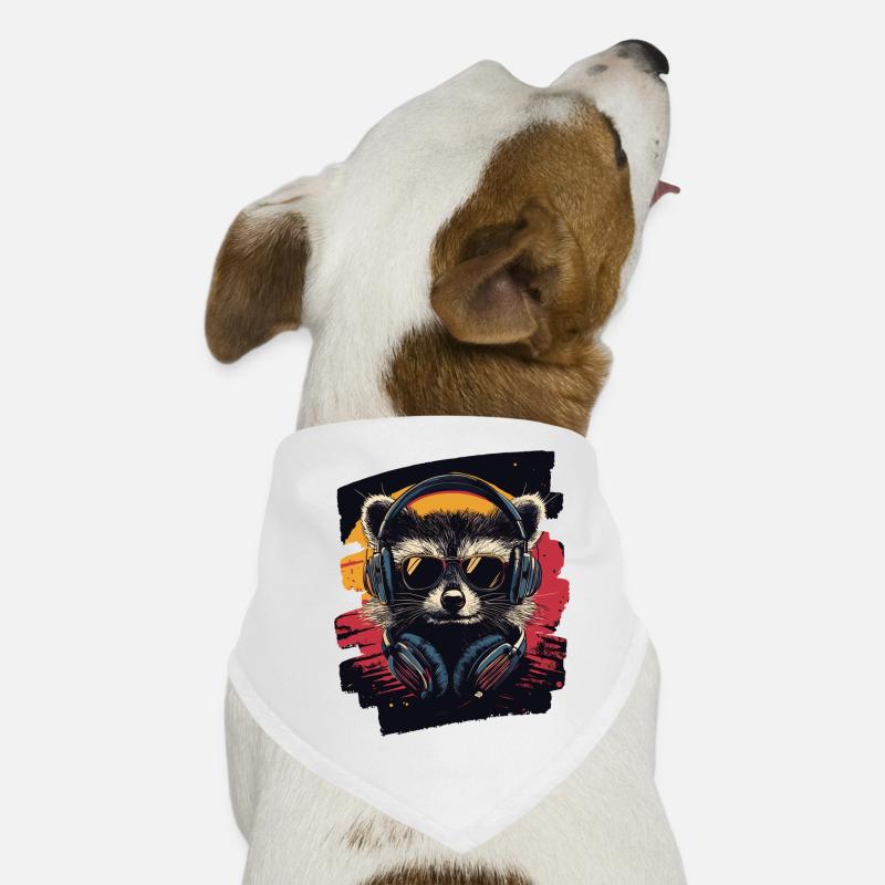 Raton laveur Bandana pour chien