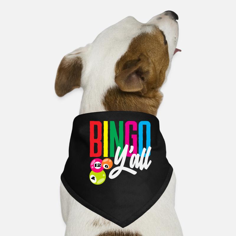 Bingo Y’all Expérience de bingo colorée Bandana pour chien